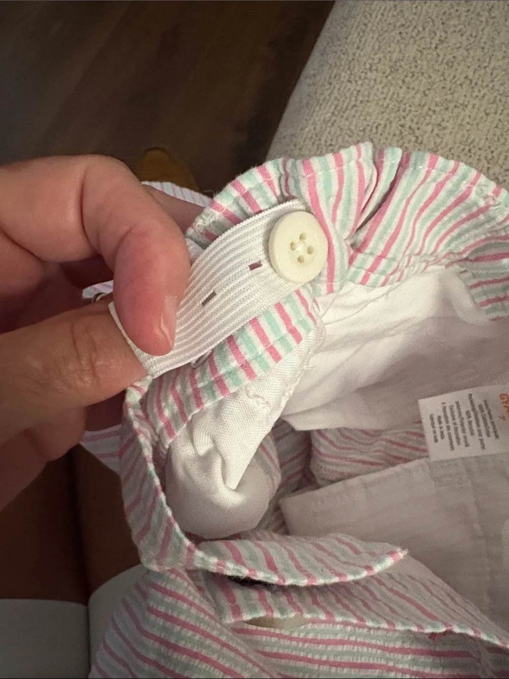 Gymboree Kids Pink Polo Shirt 8 with Mint Stripe with Matching Shorts 7